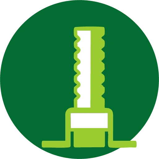 Icon representing complementary products for soundproofing and thermal insulation systems on Products page