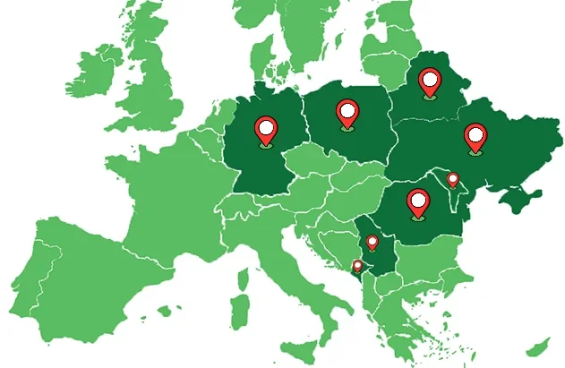 Interactive map